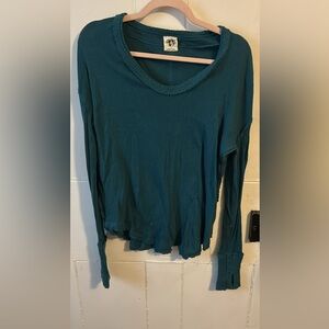 We The Free Teal, pink and white long Sleeve Tops $25 for one, $60 for all three